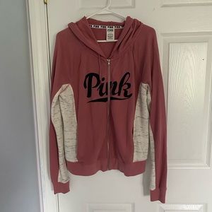 PINK Victoria’s Secret Zip Up hoodie L